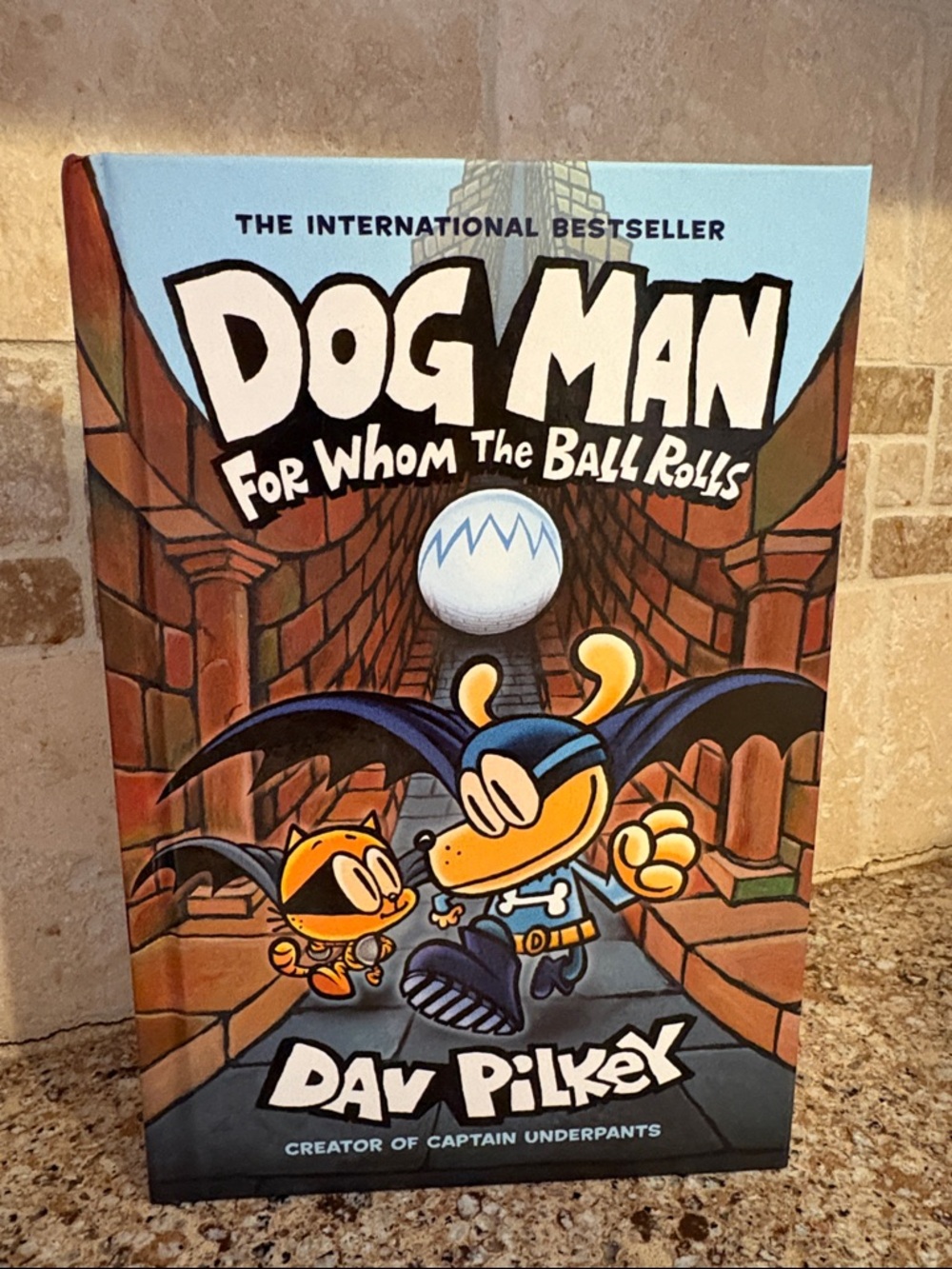 Dog Man: For Whom the Ball Rolls - Blue Cover by